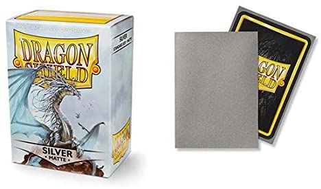 Dragon Shield Matte Sleeves - Silver (100-Pack)