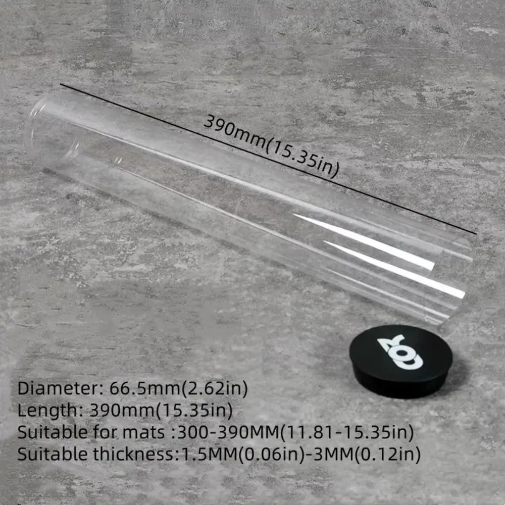 Transparent Games Pad Canister Card Holder Telescopic Gaming Mat Storge Tube Protective Case Cylinder GameMat Protecter Playmat