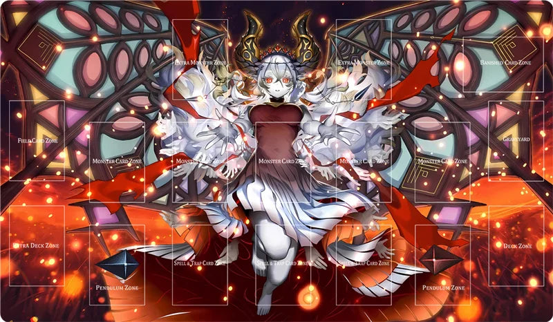 YuGiOh Blazing Cartesia TCG CCG Playmat Trading Card Game Mat Table Desk Gaming Play Mat Mouse Pad 60x35cm Free Bag