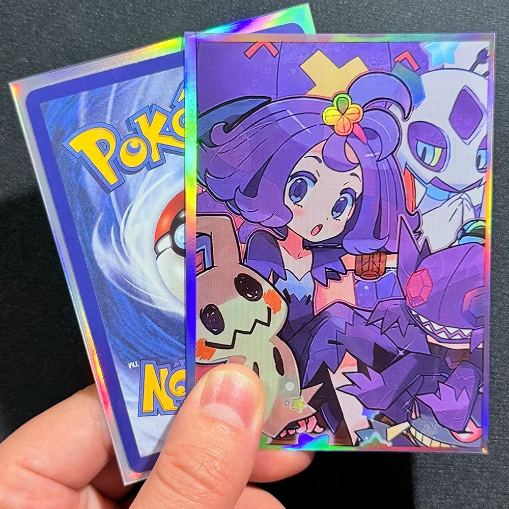 60PCS Acerola Card Sleeves Trading Card Protector Cartoon Animation Card Protector Shield Outer Cover Magic MTG/PTCG 67x92mm