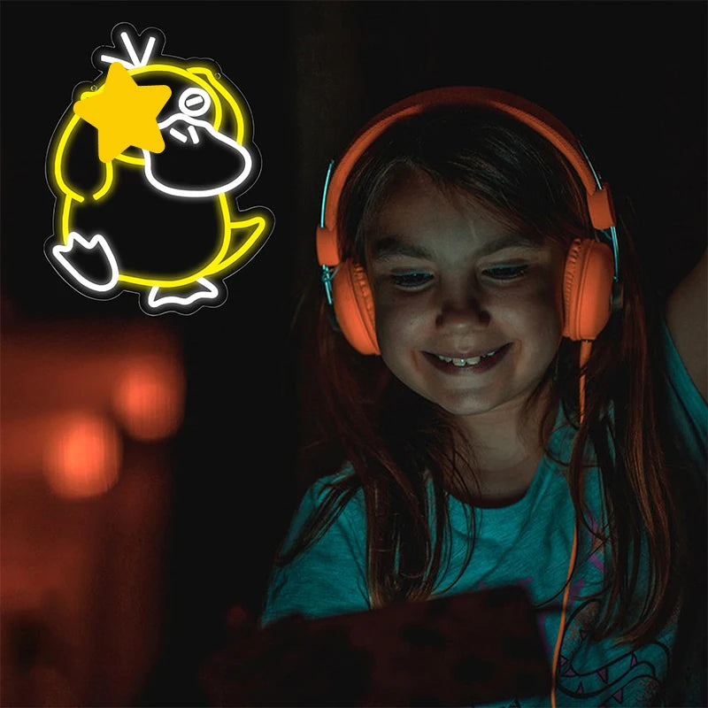 Game Neon Signs for Wall Decor Games Fans Anime Neon Sign for Game Room Birthday Christmas Gift For Monster Game Fans