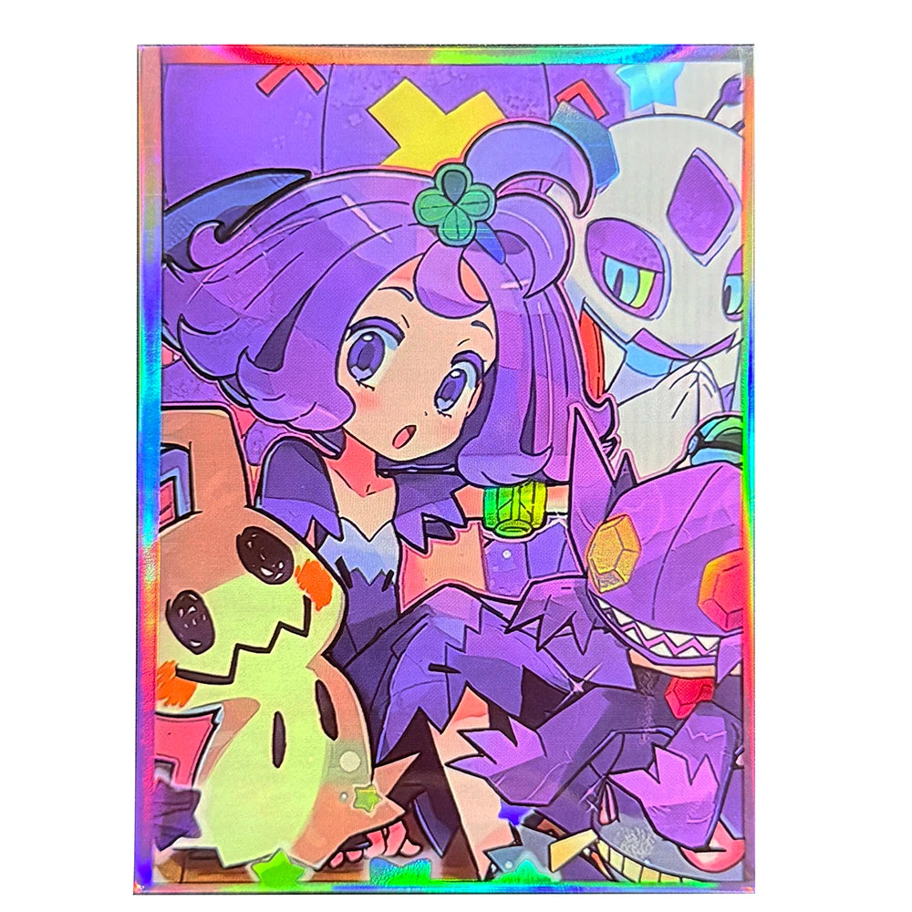 60PCS Acerola Card Sleeves Trading Card Protector Cartoon Animation Card Protector Shield Outer Cover Magic MTG/PTCG 67x92mm