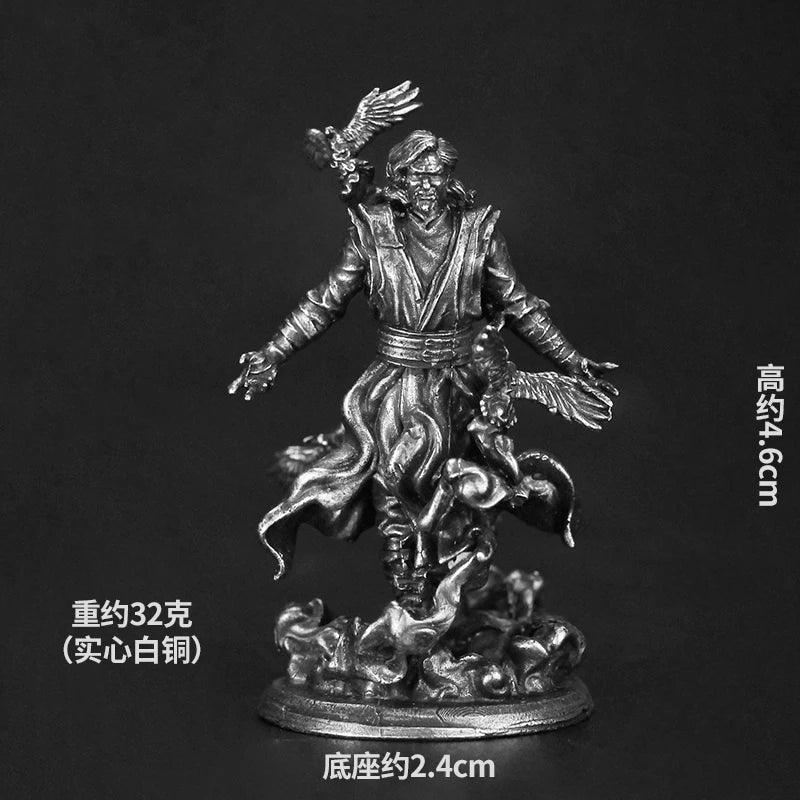 Bronze Metal Dragon and Dungeon Soldier Model Handmade Desktop Game Ornament Chess Toys Gifts Accessories