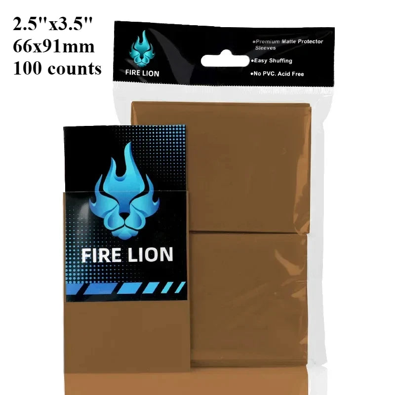 100 Counts 2.5"x3.5" Card Sleeves for Standard Sized Board Game for MTG Magic The Gathering Pokemon Sport Trading Cards 66x91mm