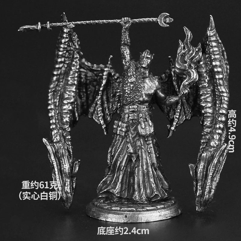Bronze Metal Dragon and Dungeon Soldier Model Handmade Desktop Game Ornament Chess Toys Gifts Accessories