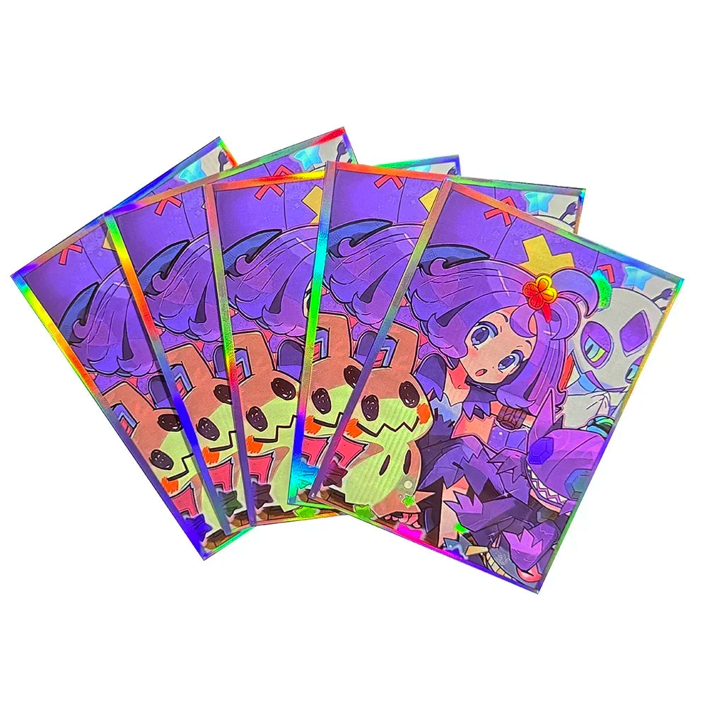 60PCS Acerola Card Sleeves Trading Card Protector Cartoon Animation Card Protector Shield Outer Cover Magic MTG/PTCG 67x92mm