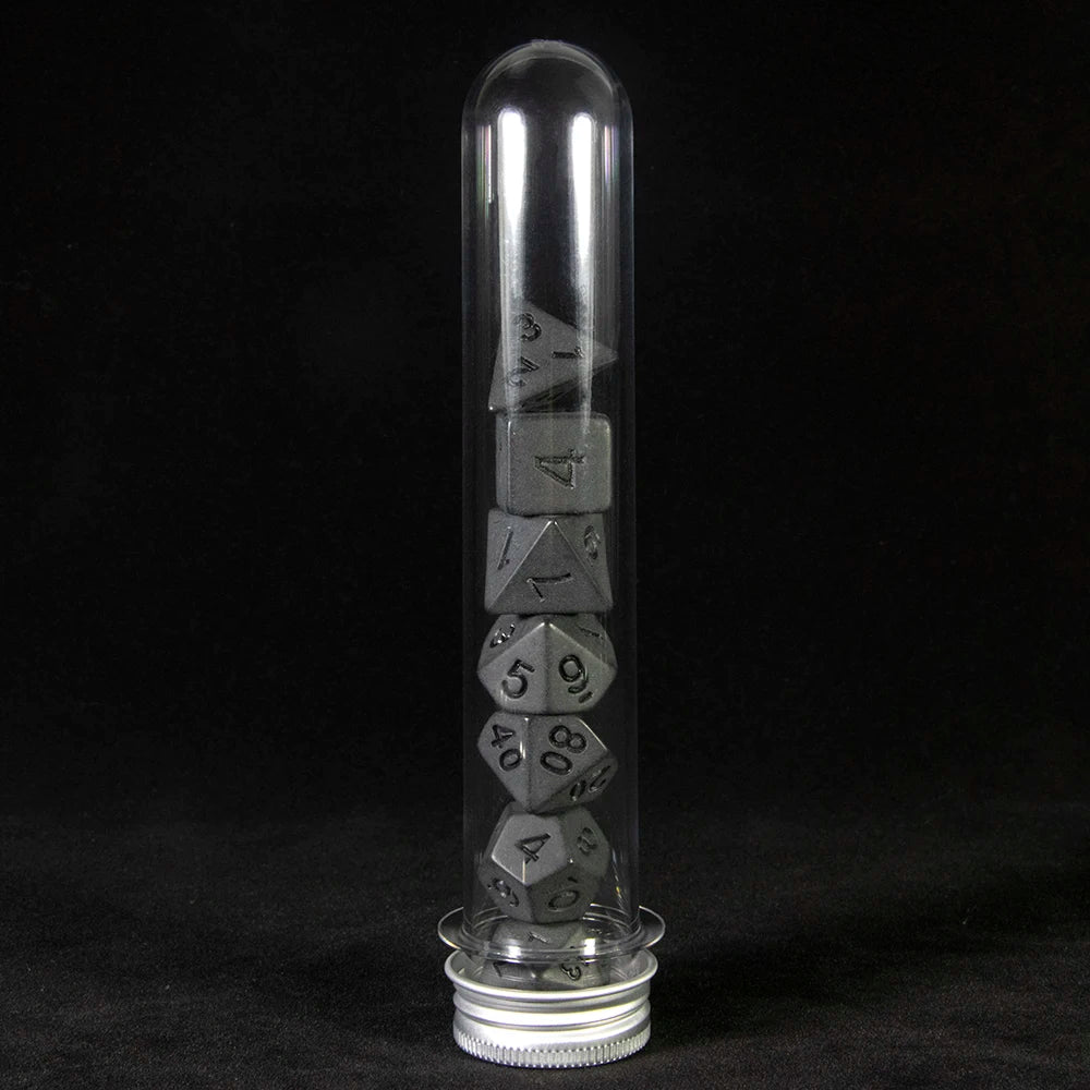DND Dice 7 Pieces Polyhedral Dice Set with Tube,for D&D TRPG Board Game and Role Playing Game Accessories