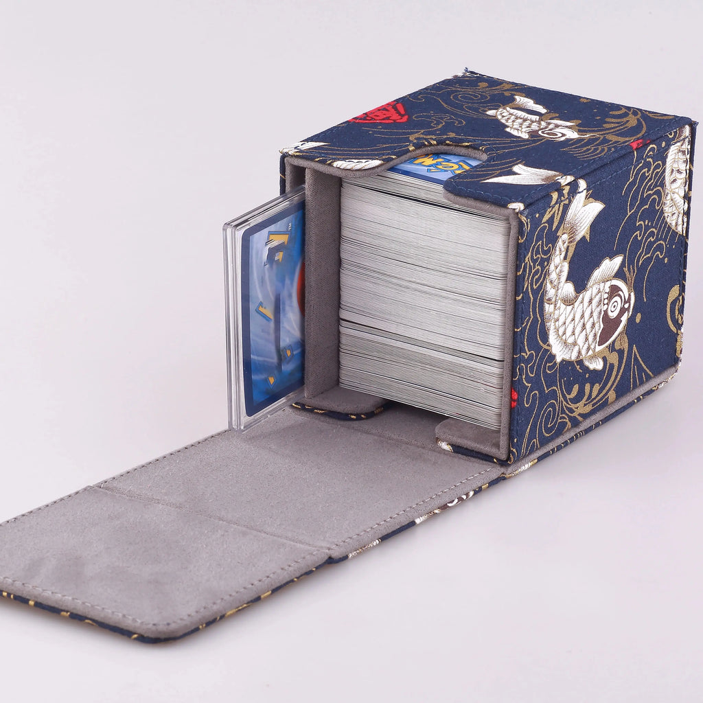 Deck Box for MTG Cards Trading Card Storage Box With Display Window Collectible Trading Card Cases Holds 120+ Sleeved Deck