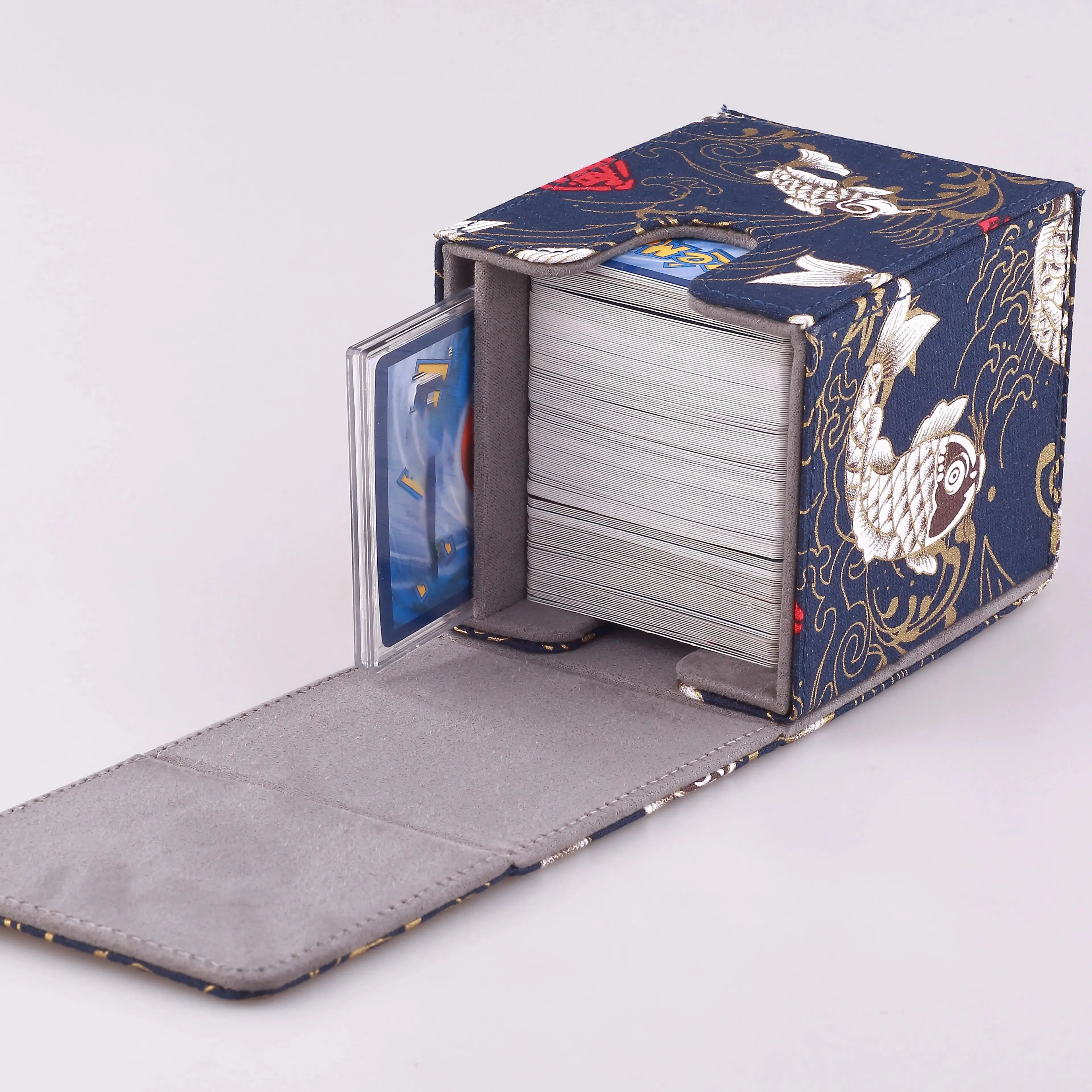 Deck Box for MTG Cards Trading Card Storage Box With Display Window Collectible Trading Card Cases Holds 120+ Sleeved Deck