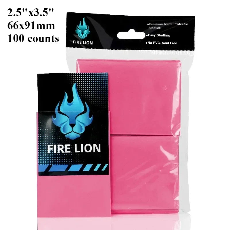 100 Counts 2.5"x3.5" Card Sleeves for Standard Sized Board Game for MTG Magic The Gathering Pokemon Sport Trading Cards 66x91mm