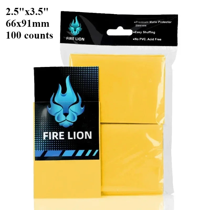 100 Counts 2.5"x3.5" Card Sleeves for Standard Sized Board Game for MTG Magic The Gathering Pokemon Sport Trading Cards 66x91mm