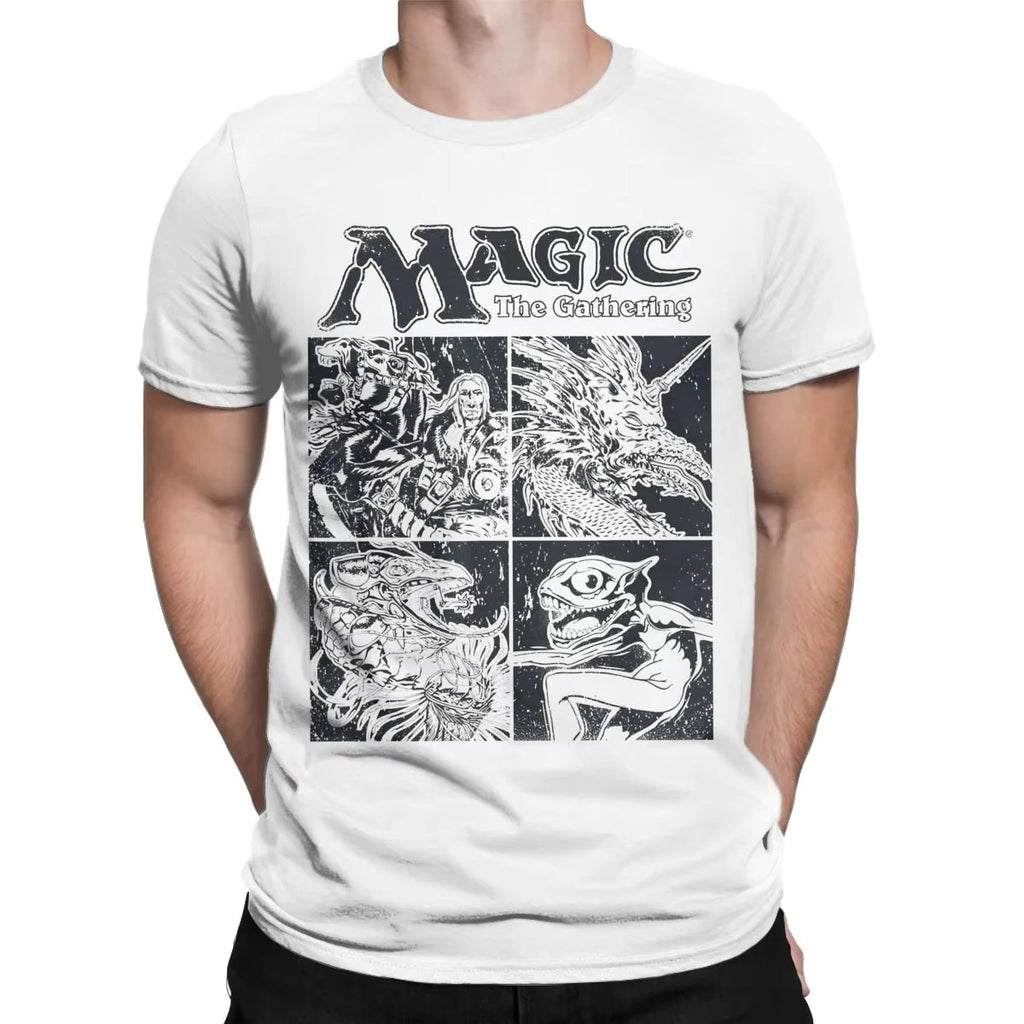 Hipster Games Gathering MTG T-Shirt for Men Round Neck Pure  T Shirts Short Sleeve Tee Shirt Plus Size Clothing