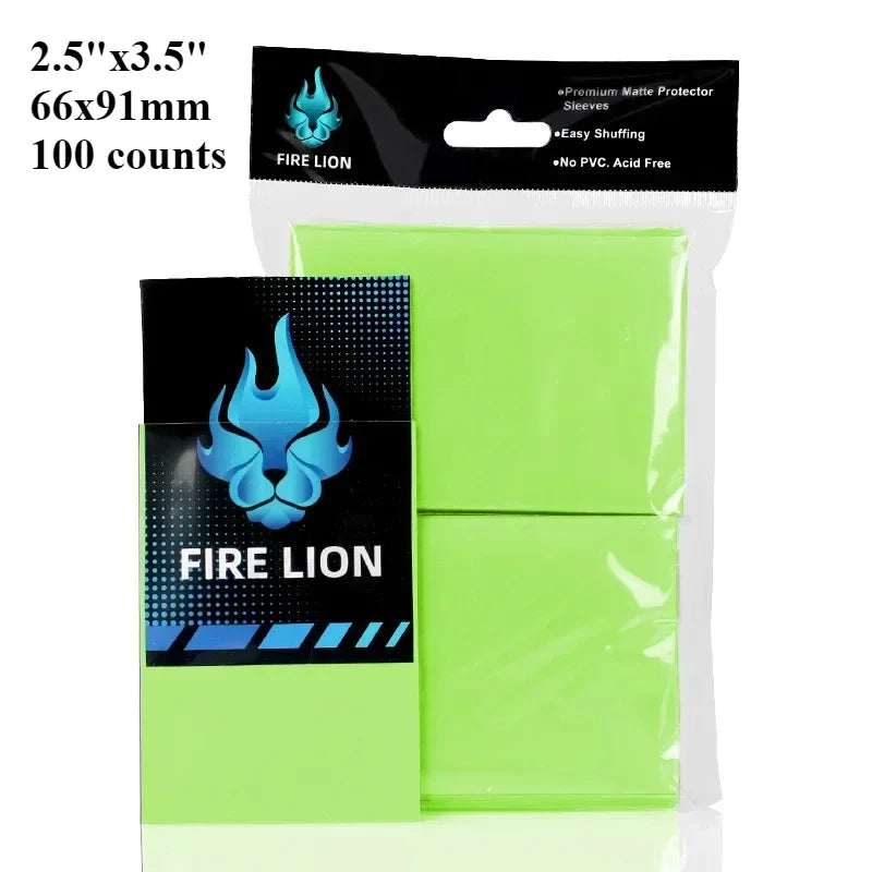 100 Counts 2.5"x3.5" Card Sleeves for Standard Sized Board Game for MTG Magic The Gathering Pokemon Sport Trading Cards 66x91mm