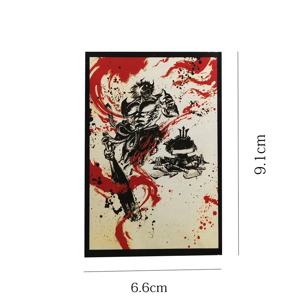 60Pcs Cartoon Game Card Sleeves Made of High-quality PP 66x91mm,Excellent Christmas Halloween Gifts for Card Collectors