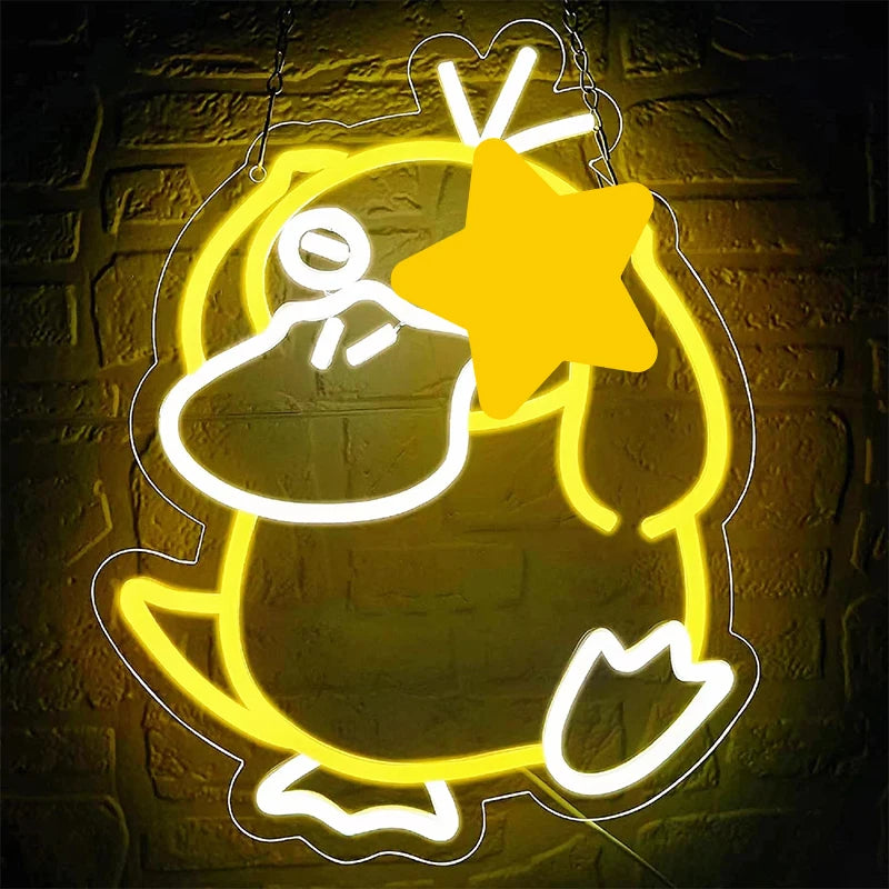 Game Neon Signs for Wall Decor Games Fans Anime Neon Sign for Game Room Birthday Christmas Gift For Monster Game Fans