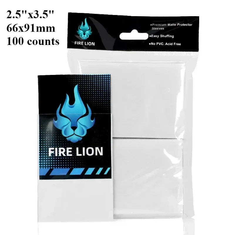 100 Counts 2.5"x3.5" Card Sleeves for Standard Sized Board Game for MTG Magic The Gathering Pokemon Sport Trading Cards 66x91mm