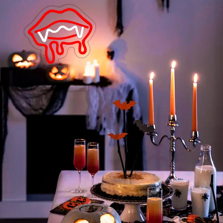 Ghost busters Neon Sign for Wall Decor,LED Dinosaur Neon Light,Monster LED Sign Ghost Decor for Party, Bedroom, Bar, Man Cave