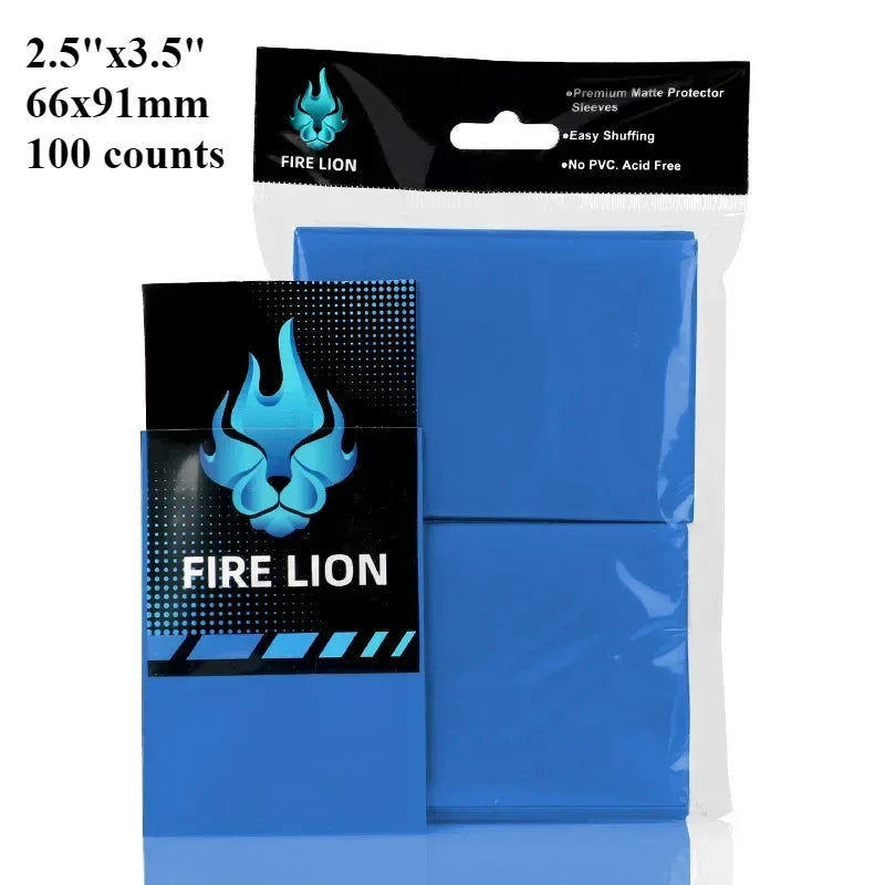 100 Counts 2.5"x3.5" Card Sleeves for Standard Sized Board Game for MTG Magic The Gathering Pokemon Sport Trading Cards 66x91mm