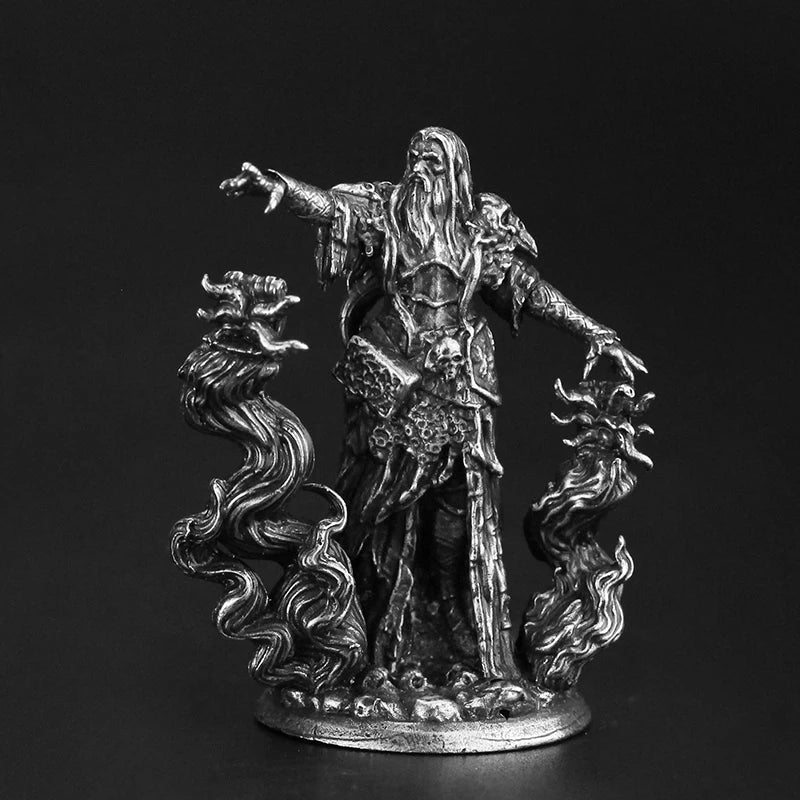 Bronze Metal Dragon and Dungeon Soldier Model Handmade Desktop Game Ornament Chess Toys Gifts Accessories