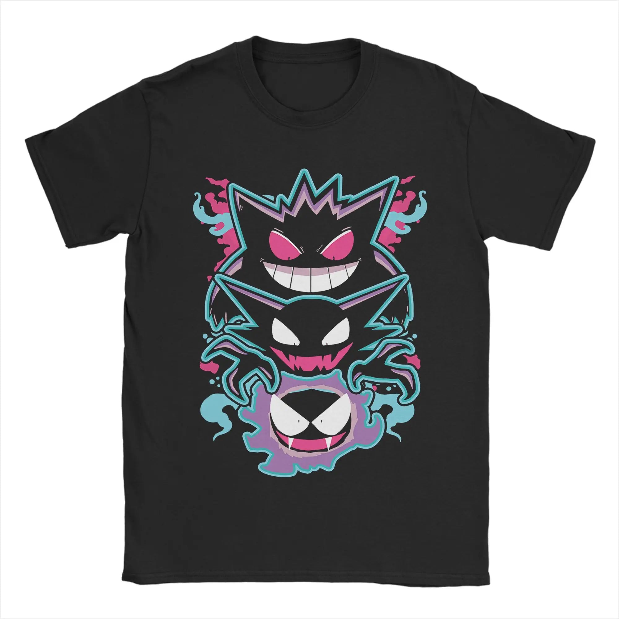 Pokemon T-shirt Men's Pure Cotton Casual T-shirt Round Neck T-shirt Short Sleeve Clothing Summer Sports Casual Short Sleeve Top