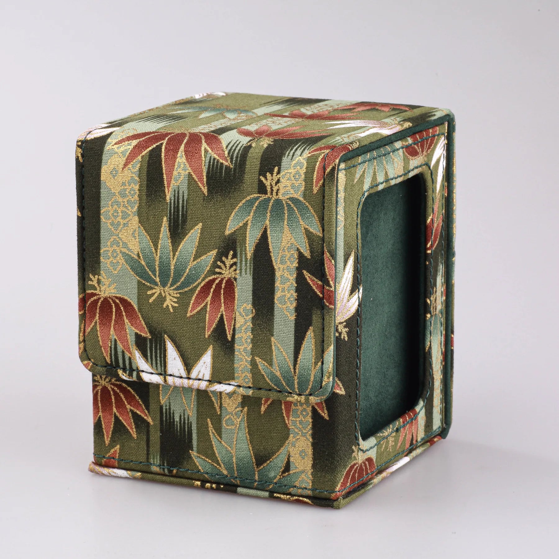 Deck Box for MTG Cards Trading Card Storage Box With Display Window Collectible Trading Card Cases Holds 120+ Sleeved Deck