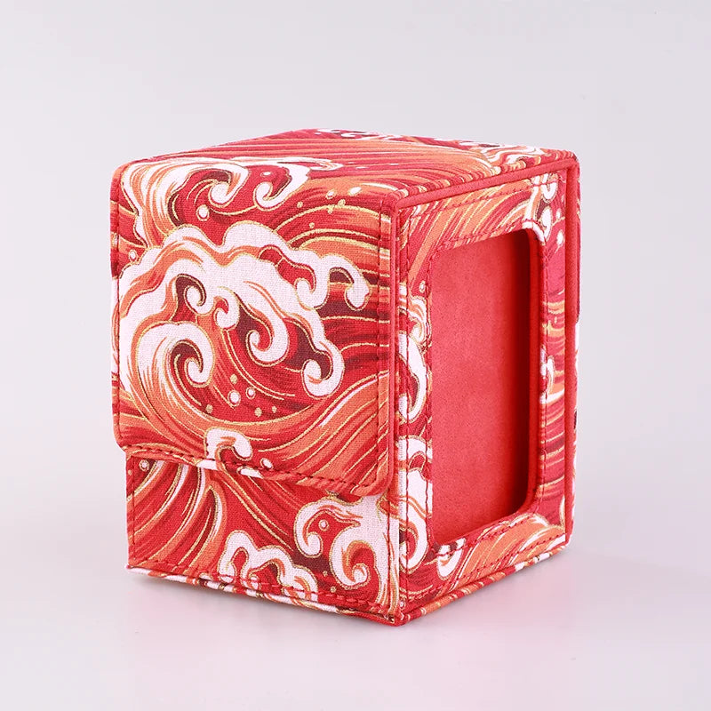 Deck Box for MTG Cards Trading Card Storage Box With Display Window Collectible Trading Card Cases Holds 120+ Sleeved Deck