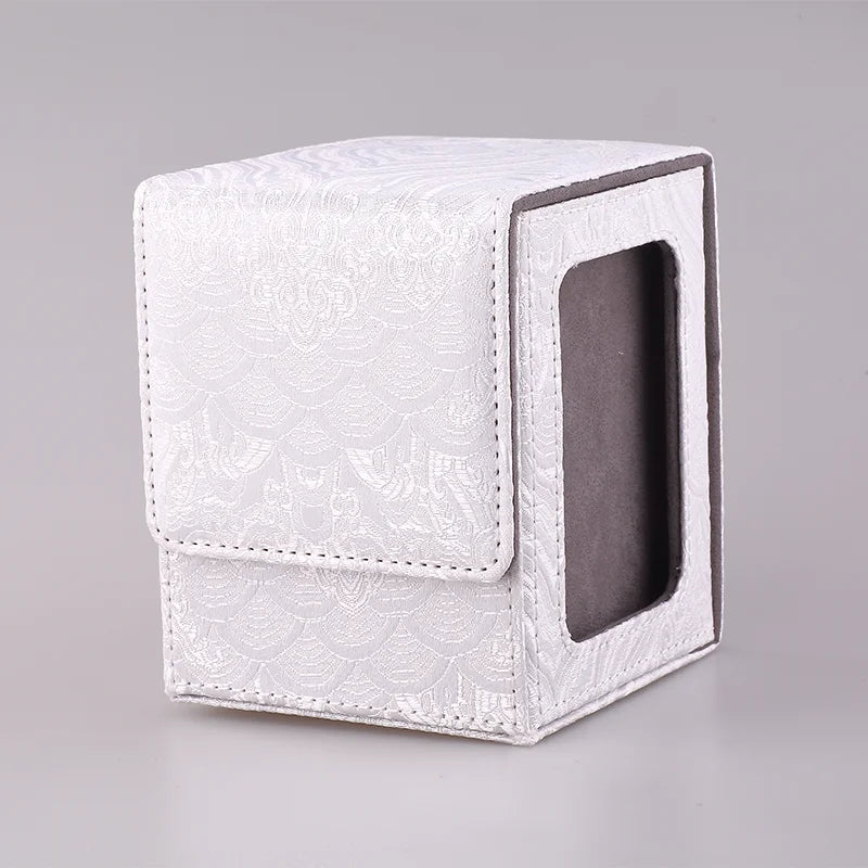 Deck Box for MTG Cards Trading Card Storage Box With Display Window Collectible Trading Card Cases Holds 120+ Sleeved Deck