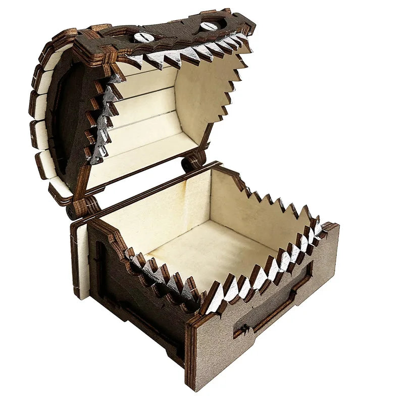 Dungeons And Dragons Treasure Chest Monster Figurines Dice Storage Building Block Crafts Ornaments Games Movies Peripherals Toys