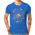 DND Dice Space T Shirt Men Tees Summer Clothing Cotton O-Neck TShirt