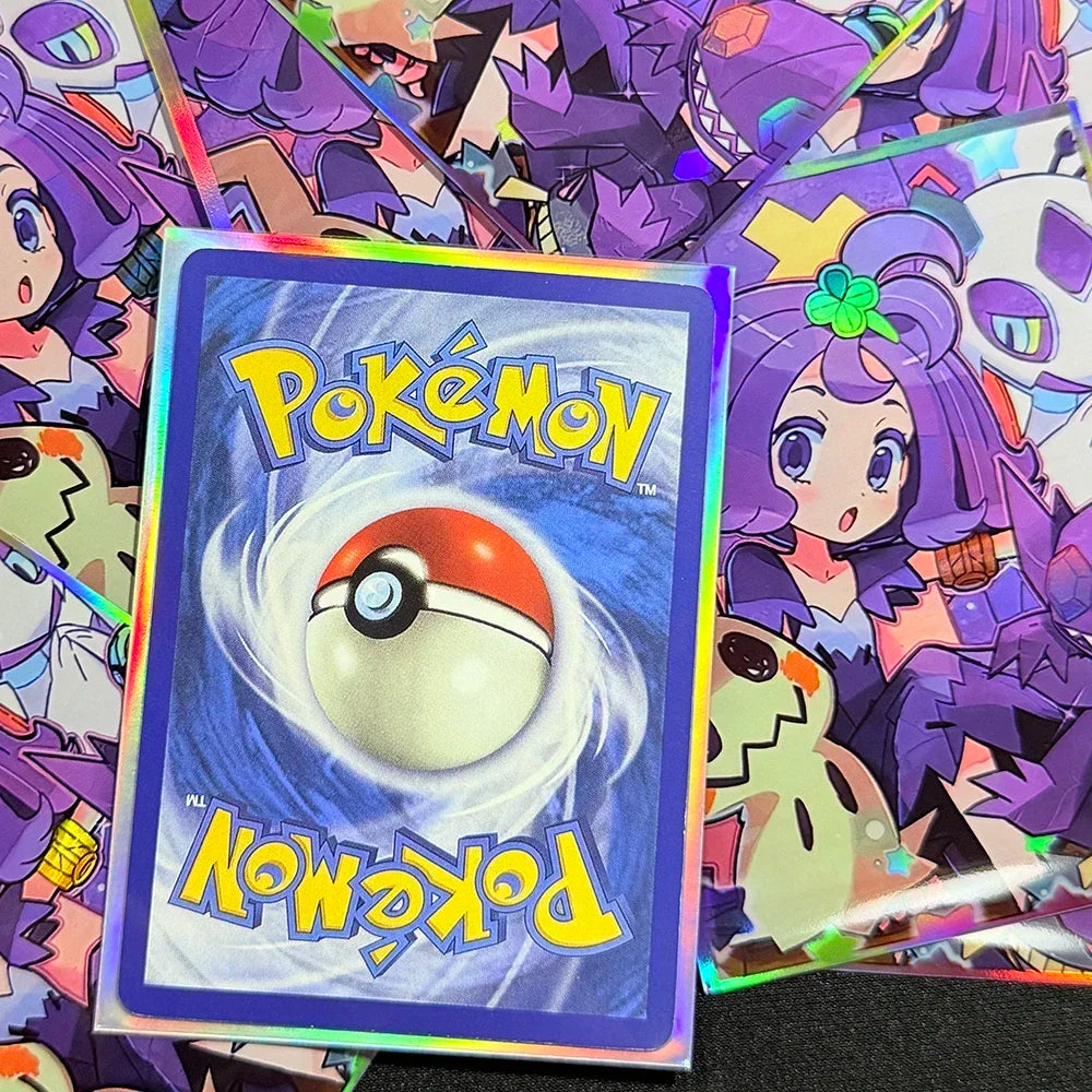 60PCS Acerola Card Sleeves Trading Card Protector Cartoon Animation Card Protector Shield Outer Cover Magic MTG/PTCG 67x92mm