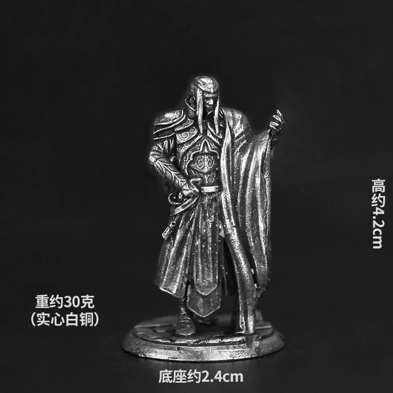 Bronze Metal Dragon and Dungeon Soldier Model Handmade Desktop Game Ornament Chess Toys Gifts Accessories