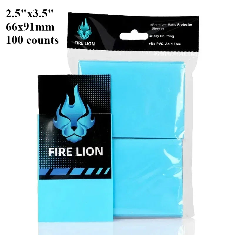 100 Counts 2.5"x3.5" Card Sleeves for Standard Sized Board Game for MTG Magic The Gathering Pokemon Sport Trading Cards 66x91mm