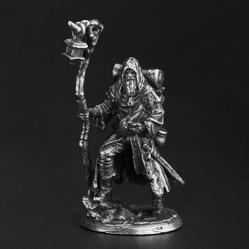 Bronze Metal Dragon and Dungeon Soldier Model Handmade Desktop Game Ornament Chess Toys Gifts Accessories