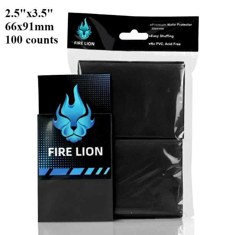 100 Counts 2.5"x3.5" Card Sleeves for Standard Sized Board Game for MTG Magic The Gathering Pokemon Sport Trading Cards 66x91mm