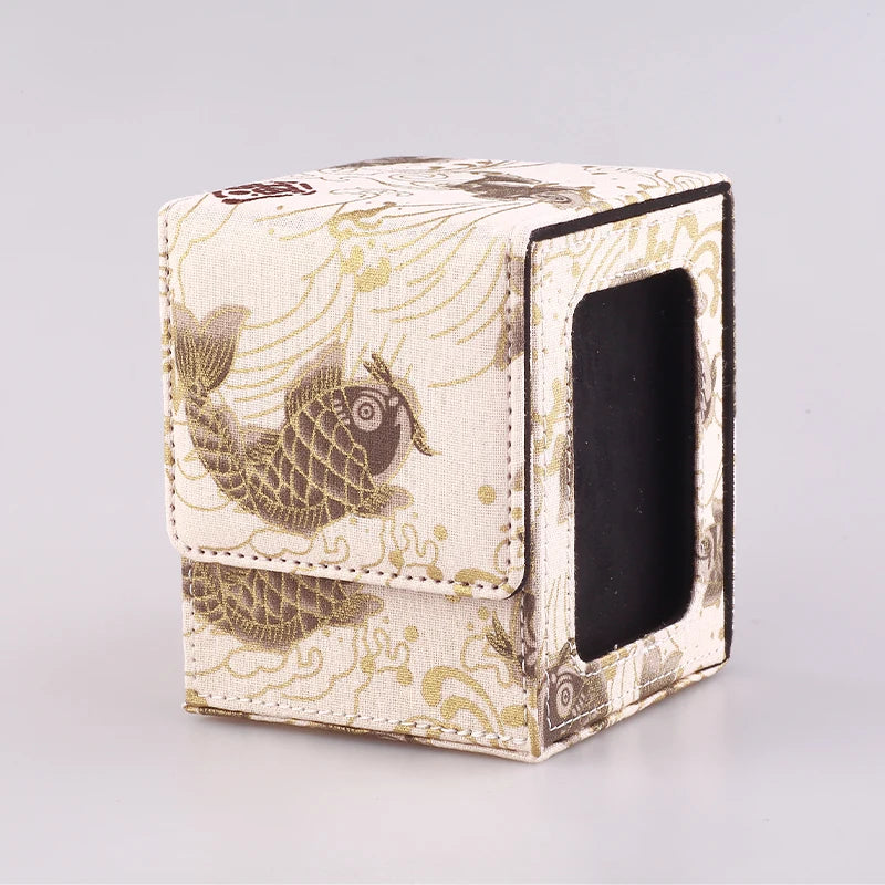 Deck Box for MTG Cards Trading Card Storage Box With Display Window Collectible Trading Card Cases Holds 120+ Sleeved Deck