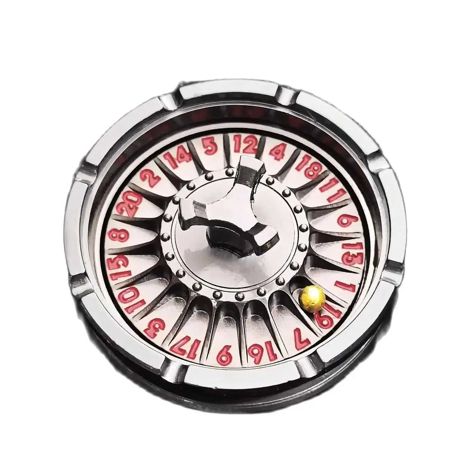 Dragons Metal And Dice Dungeons Fingertip Gyro Roulette Spinner Dice - Rotating Table Game Accessory for Gift