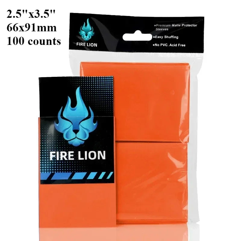 100 Counts 2.5"x3.5" Card Sleeves for Standard Sized Board Game for MTG Magic The Gathering Pokemon Sport Trading Cards 66x91mm