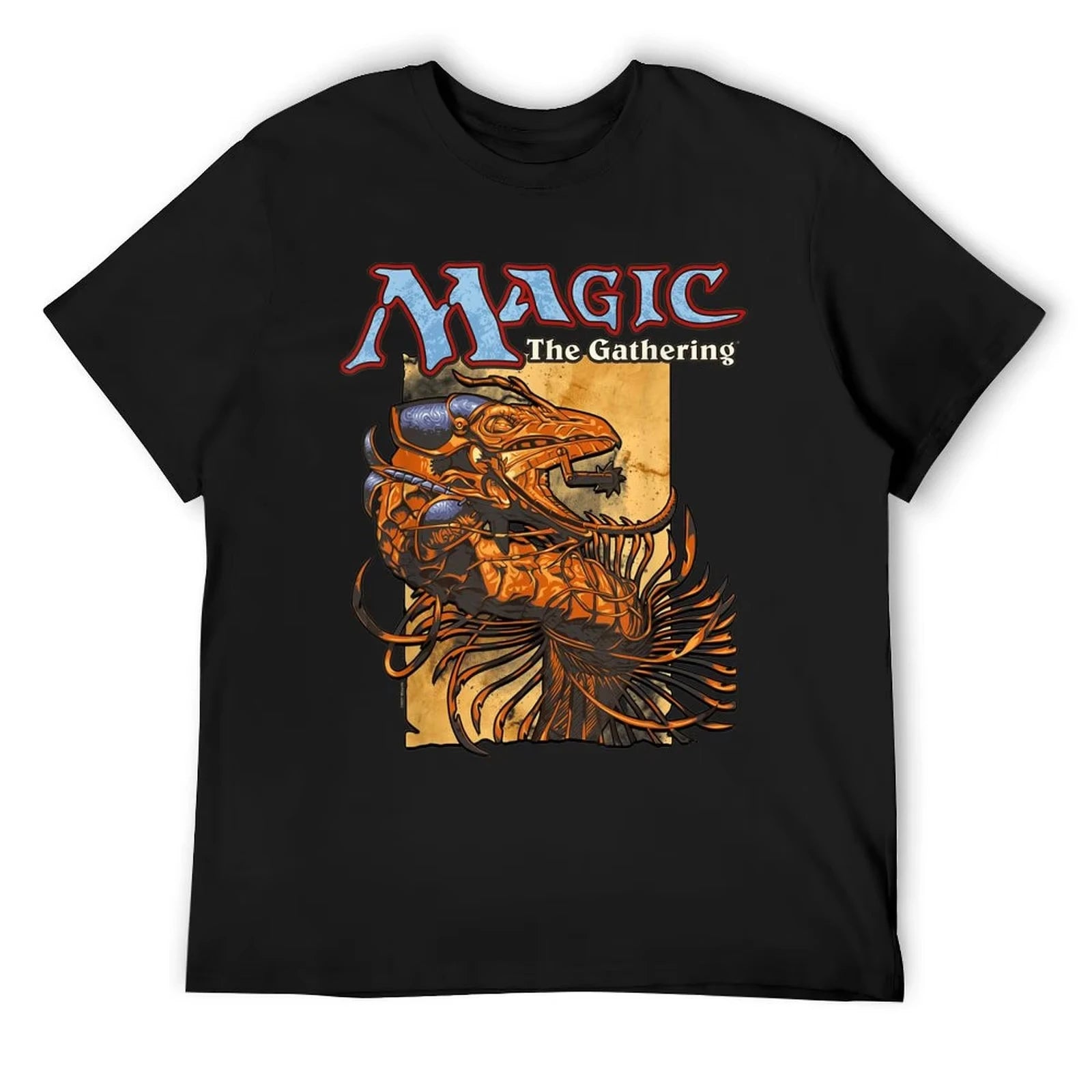 Autumn and Summer Design: Magic: The Gathering Printed T-shirt, Kawaii Clothing Undershirt, Summer Top Pattern Men's T-shirt