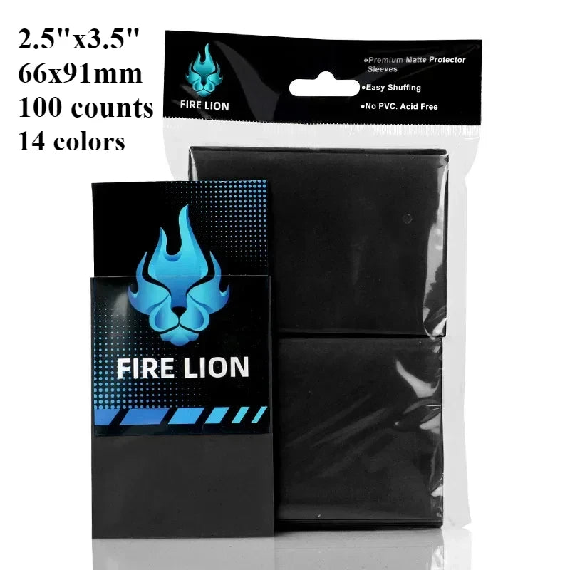 100 Counts 2.5"x3.5" Card Sleeves for Standard Sized Board Game for MTG Magic The Gathering Pokemon Sport Trading Cards 66x91mm