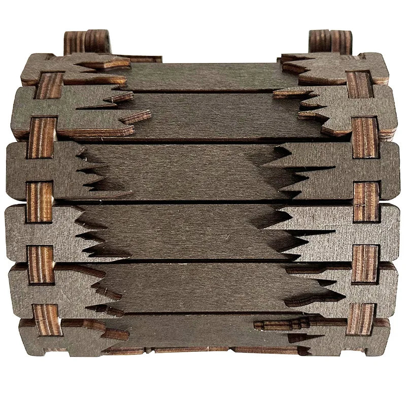 Dungeons And Dragons Treasure Chest Monster Figurines Dice Storage Building Block Crafts Ornaments Games Movies Peripherals Toys