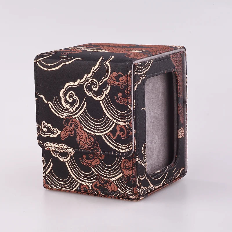 Deck Box for MTG Cards Trading Card Storage Box With Display Window Collectible Trading Card Cases Holds 120+ Sleeved Deck