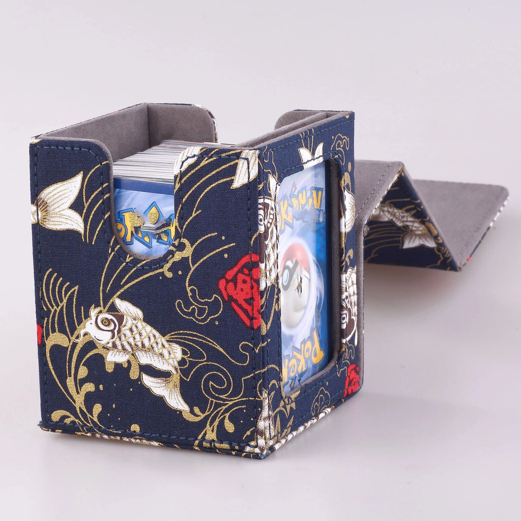 Deck Box for MTG Cards Trading Card Storage Box With Display Window Collectible Trading Card Cases Holds 120+ Sleeved Deck