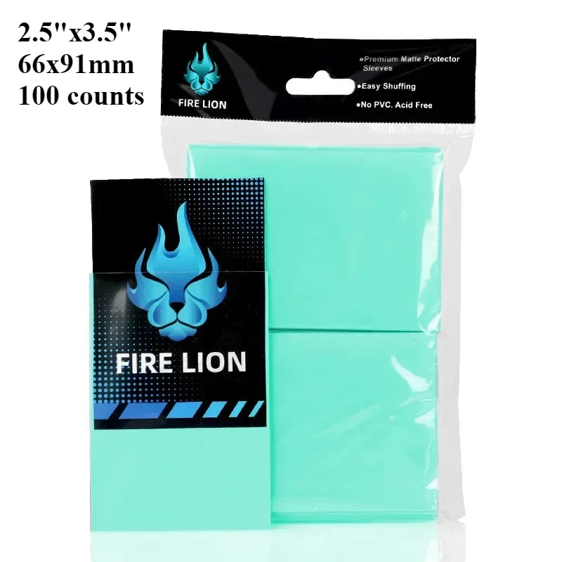 100 Counts 2.5"x3.5" Card Sleeves for Standard Sized Board Game for MTG Magic The Gathering Pokemon Sport Trading Cards 66x91mm