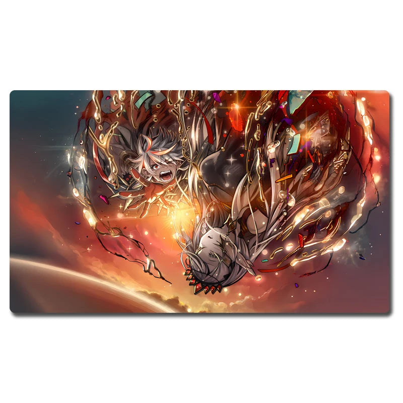 Yugioh Light of the Branded Play Mat Yu-Gi-Oh! TCG OCG Trading Card Games Mat Duel Plate Rubber Card Mat Mouse PadTCG