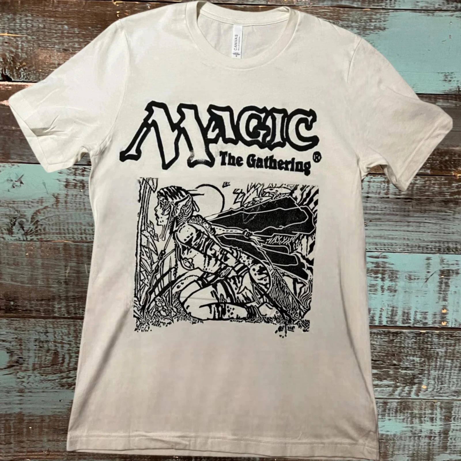 Vintage Magic The Gathering T-shirt Men Fashion Street Hip-hop Rock Short-sleeved Women Cotton Round-neck Top