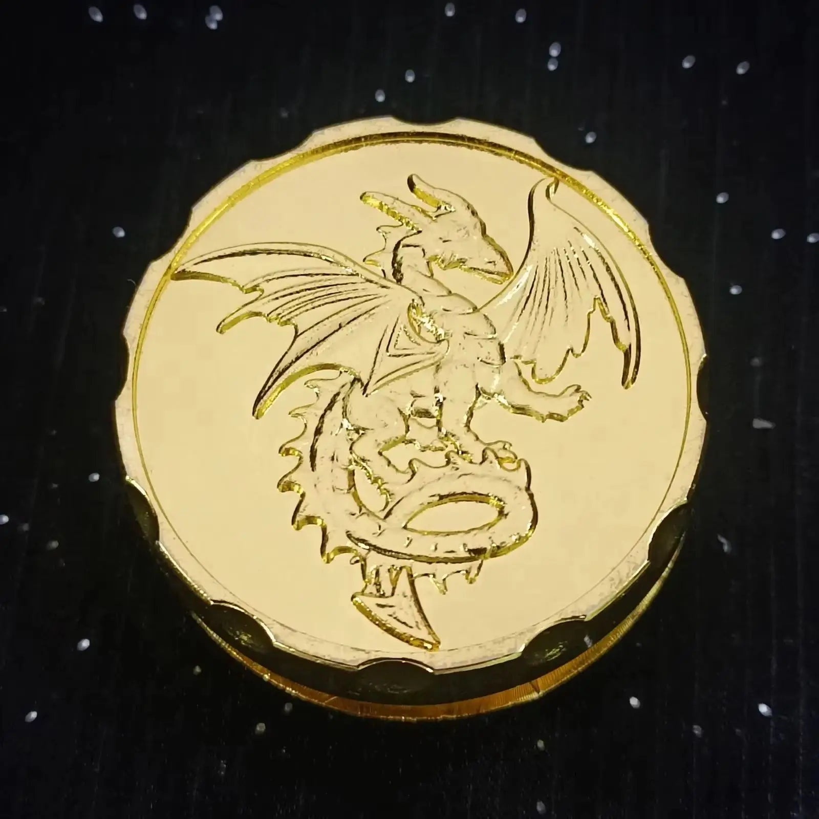 Dragons Metal And Dice Dungeons Fingertip Gyro Roulette Spinner Dice - Rotating Table Game Accessory for Gift