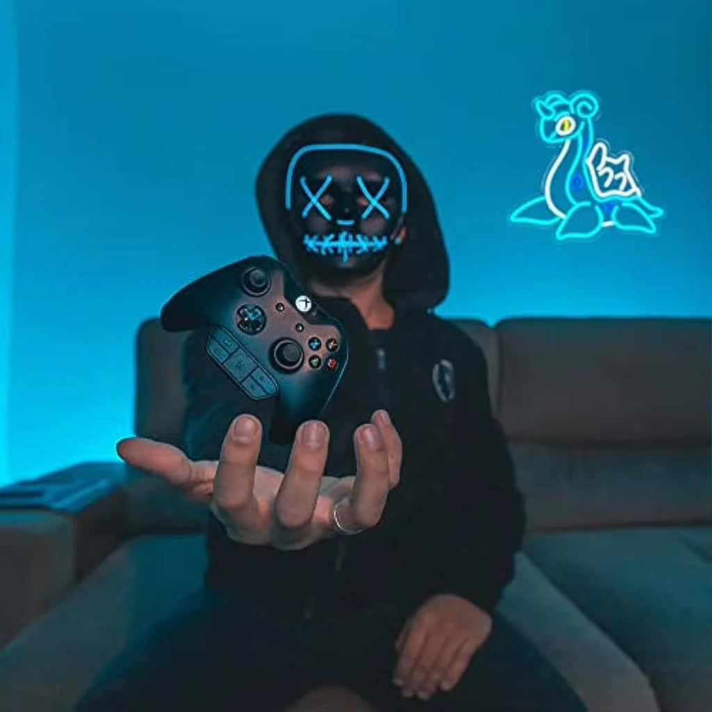 Anime Dragon Neon Sign Janpanese Neon Light for Game Room Bedroom Wall Decor BestGifts for Anime Lovers USB Powered Anime Light