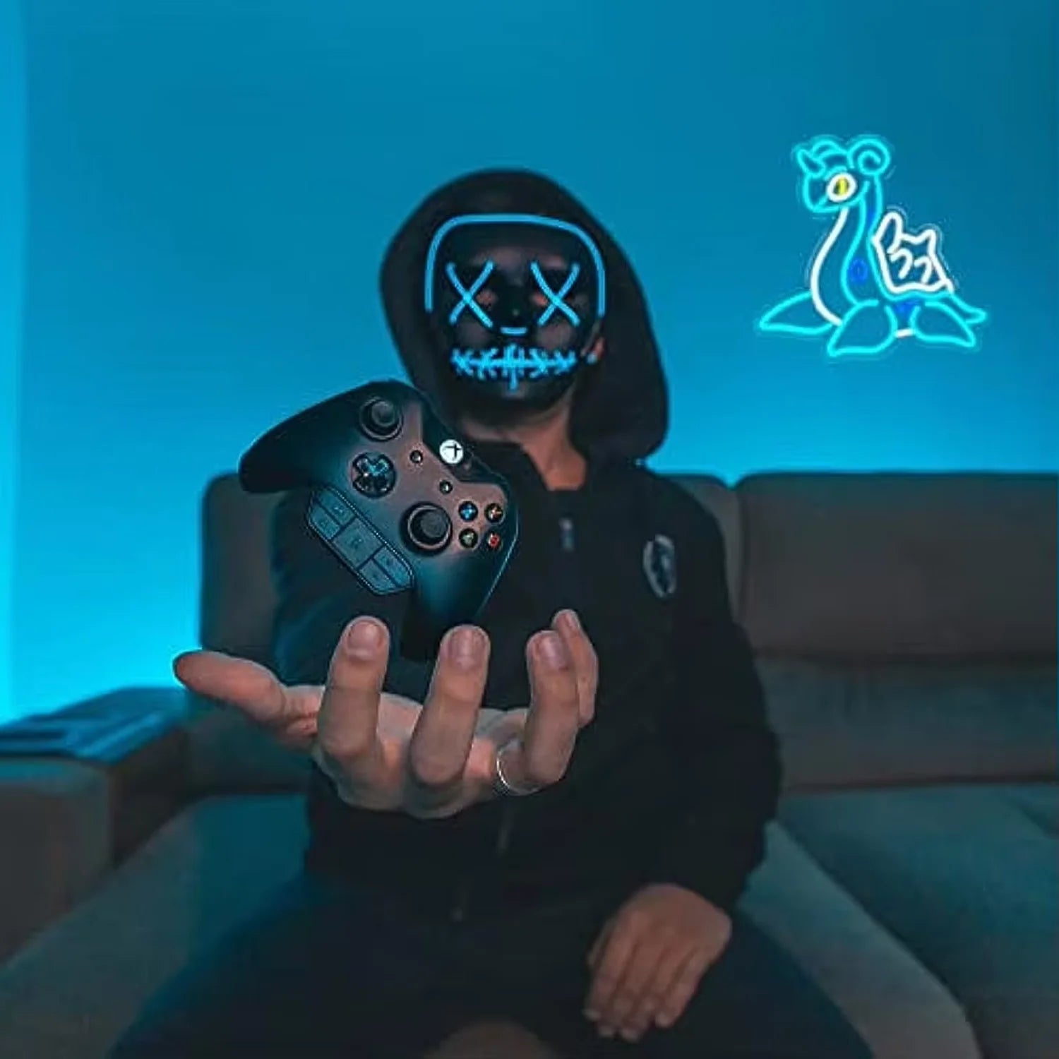 Anime Dragon Neon Sign Janpanese Neon Light for Game Room Bedroom Wall Decor BestGifts for Anime Lovers USB Powered Anime Light