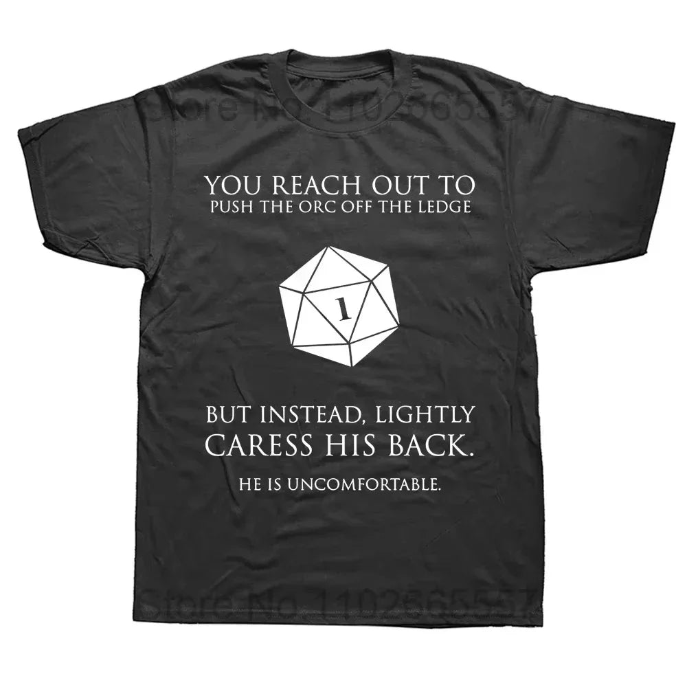 2025 Novelty Dungeon Dragon T Shirts Graphic Streetwear Short Sleeve I Have A Plan D20 Dice Role Playing Game DnD T-shirt Men