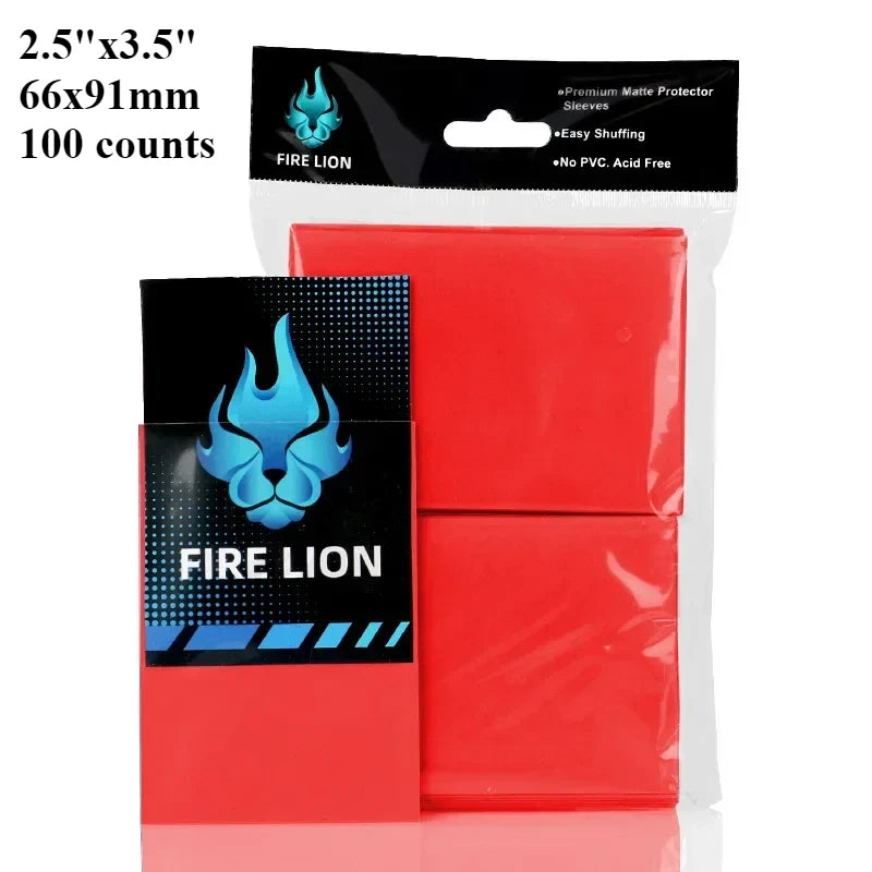 100 Counts 2.5"x3.5" Card Sleeves for Standard Sized Board Game for MTG Magic The Gathering Pokemon Sport Trading Cards 66x91mm